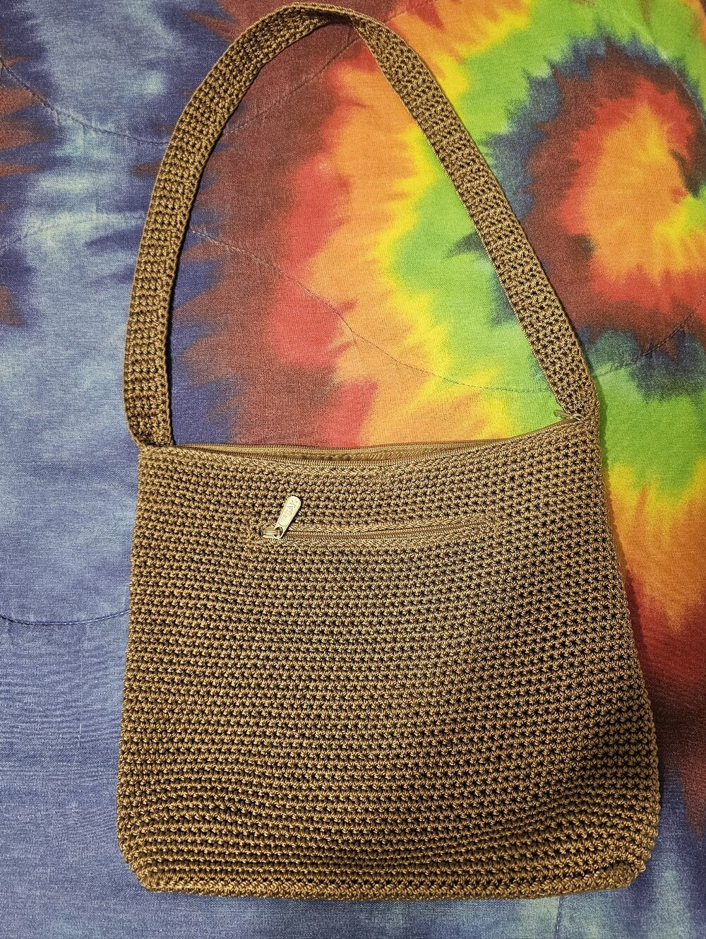 The Sak Tan Crochet Bag